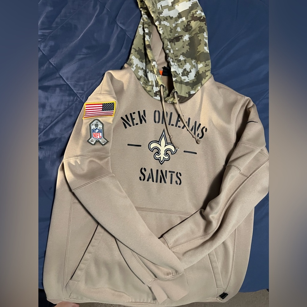 New Orleans Saints NFL Military Salute to Service Hoodie